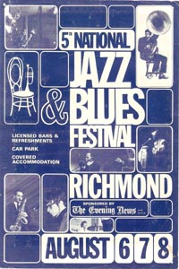 5th Jazz and Blues Ferstival poster